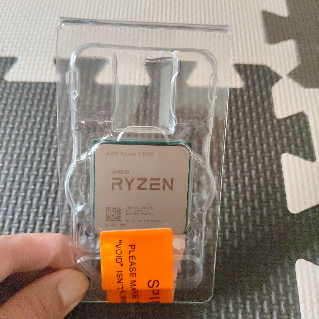 AMD Ryzen 5 5500 CPU 未使用