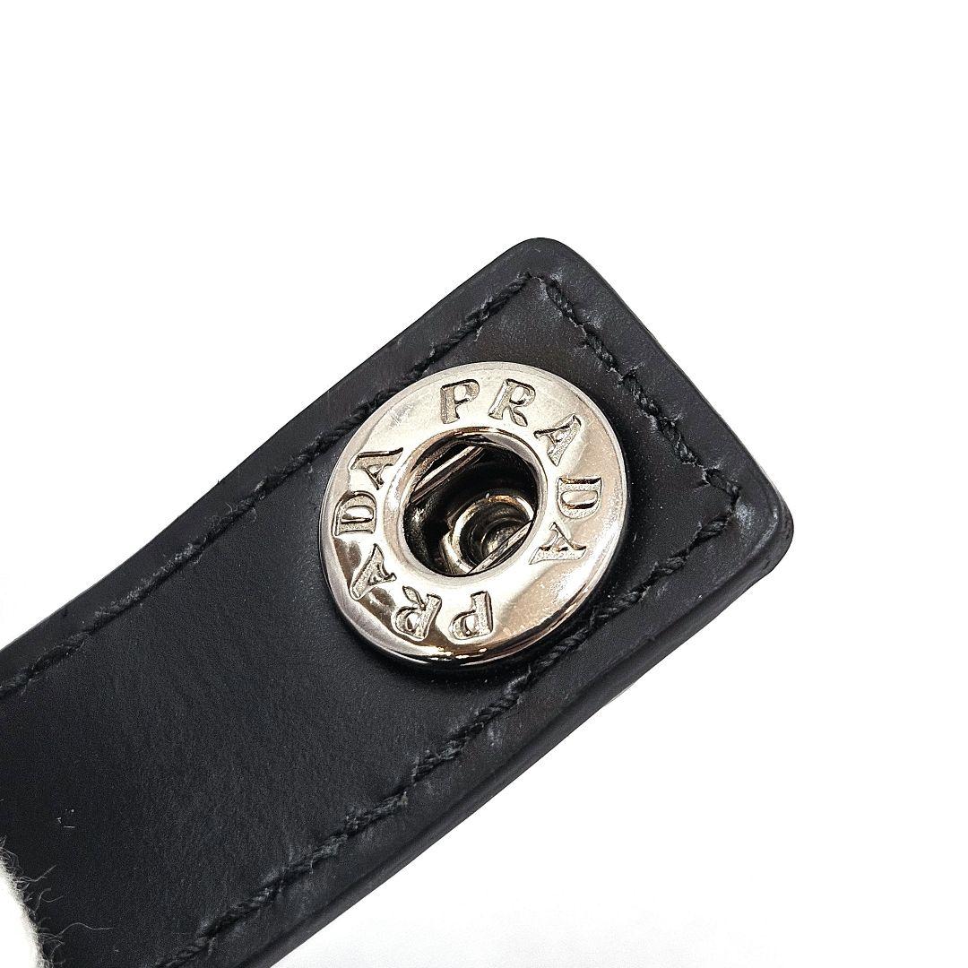 PRADA プラダ ミニポーチ リナイロン 三角ロゴ ブラック ケース