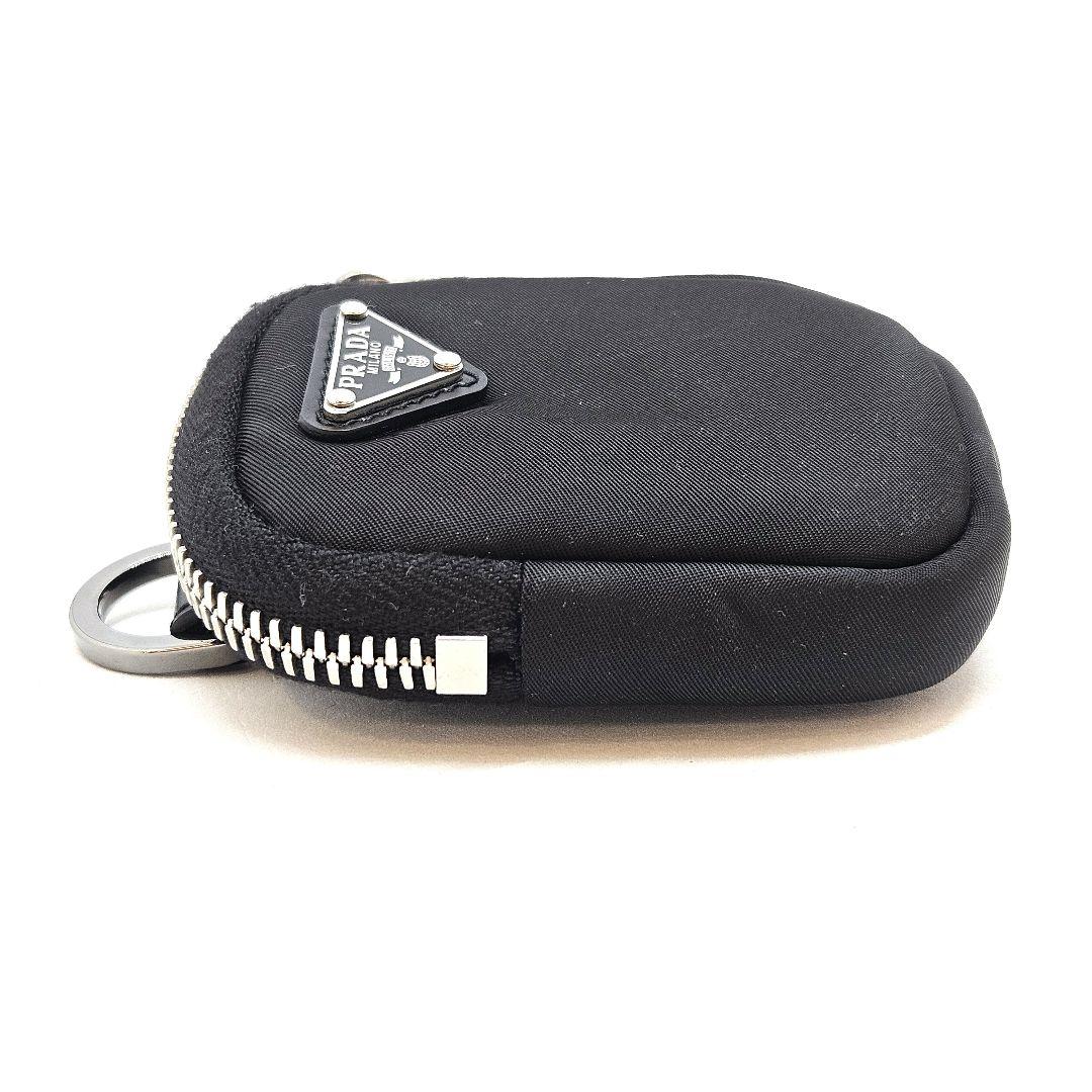 PRADA プラダ ミニポーチ リナイロン 三角ロゴ ブラック ケース