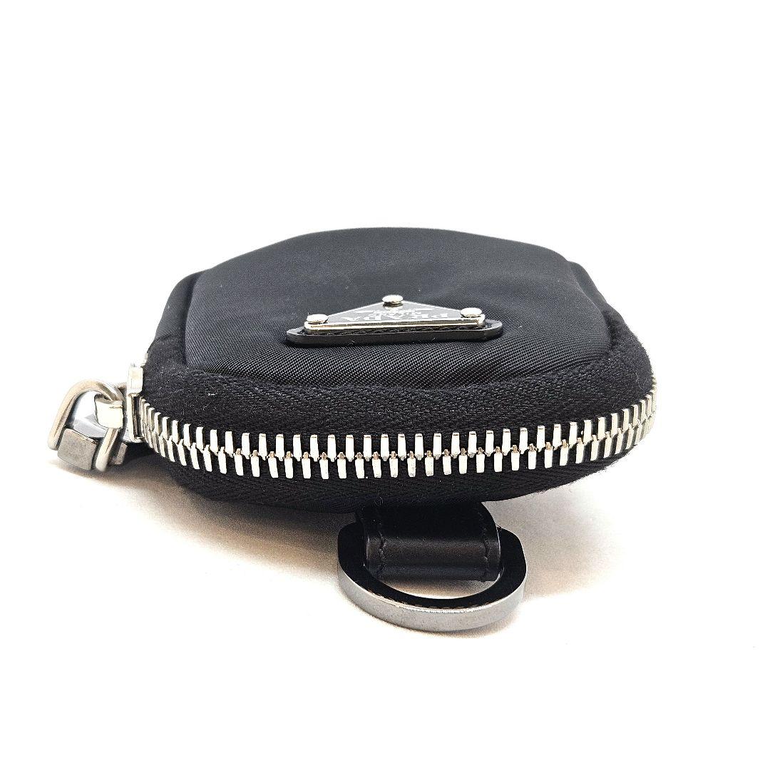 PRADA プラダ ミニポーチ リナイロン 三角ロゴ ブラック ケース