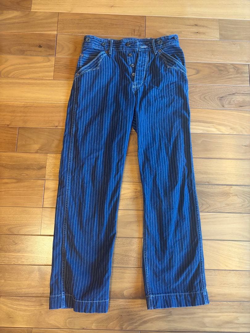 Schott ヒッコリーデニム30サイズ ネイビー