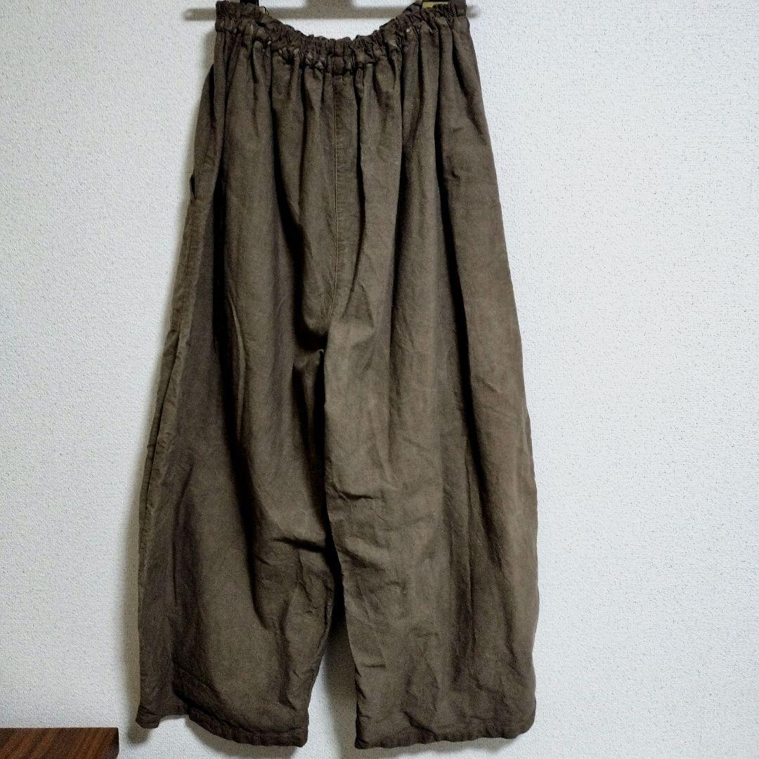 uzuiro ブラウン バルーンパンツ