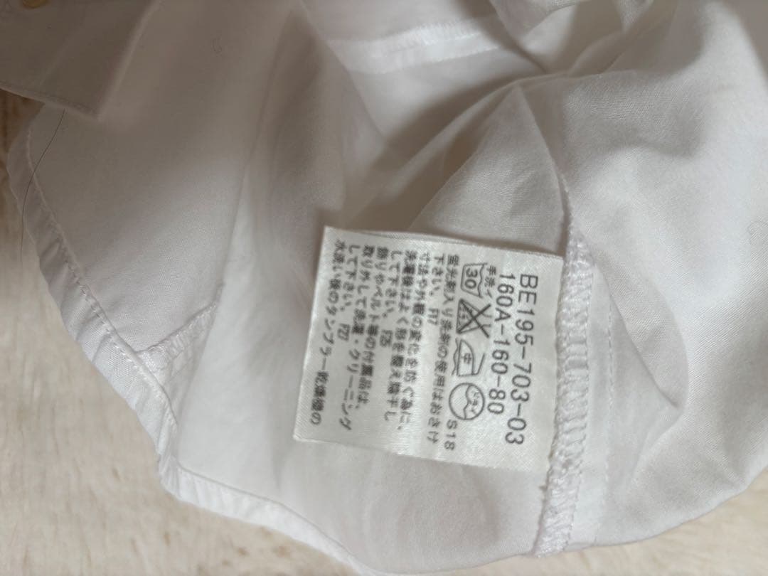 BURBERRY バーバリー シャツ ブラウス　ノバチェック リボンタイ 160