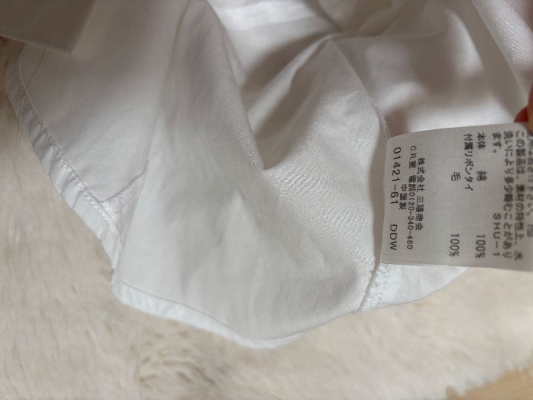 BURBERRY バーバリー シャツ ブラウス　ノバチェック リボンタイ 160