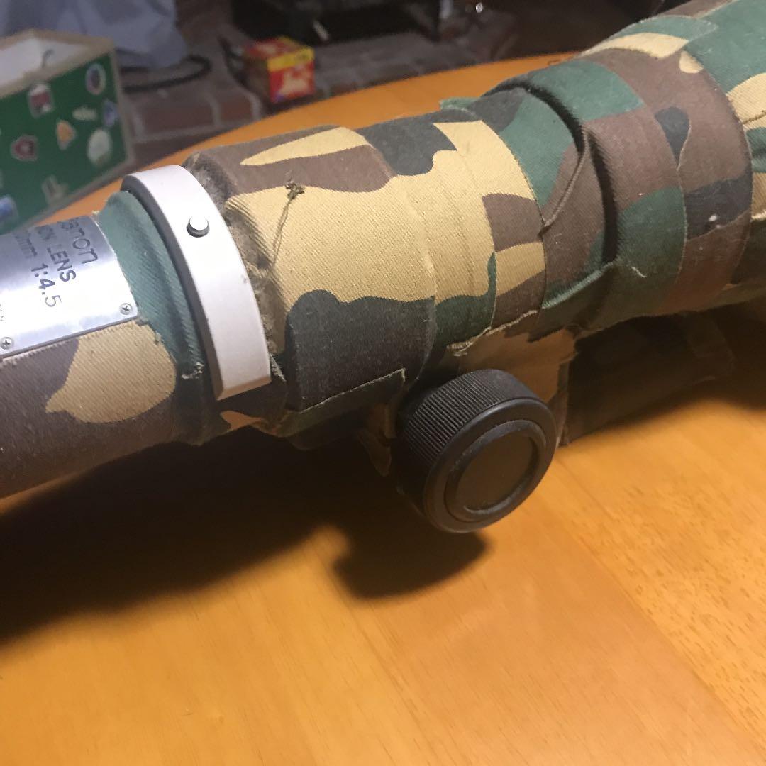 キャノンの望遠レンズです。現在も野鳥撮影に使っています。