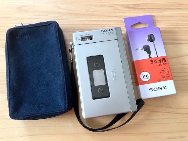 木木 整備済完全動作品 SONY TCM-100 プレスマン ストラップ