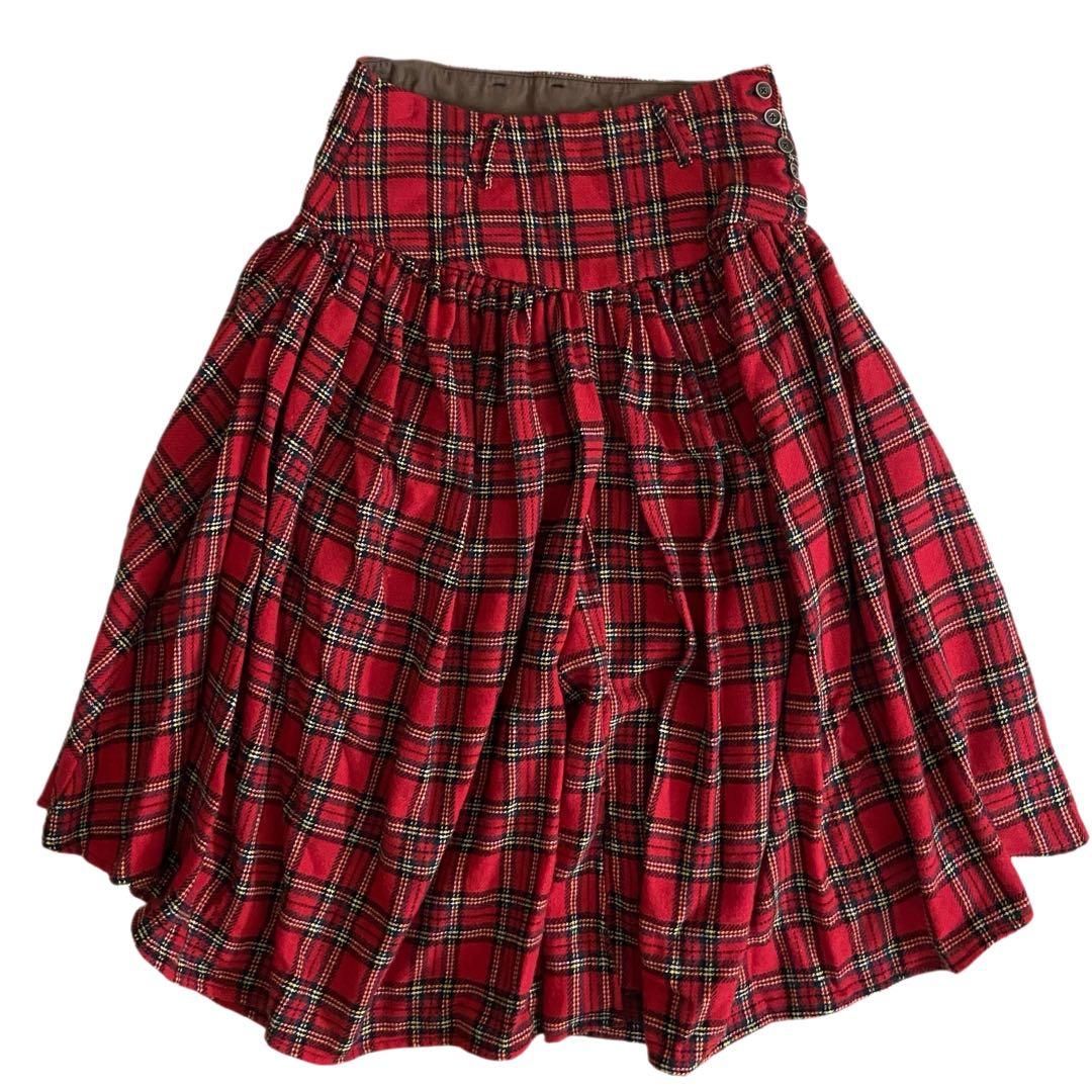 KAPITAL キャピタル ウール タータン チェック アミッシュ パンツ