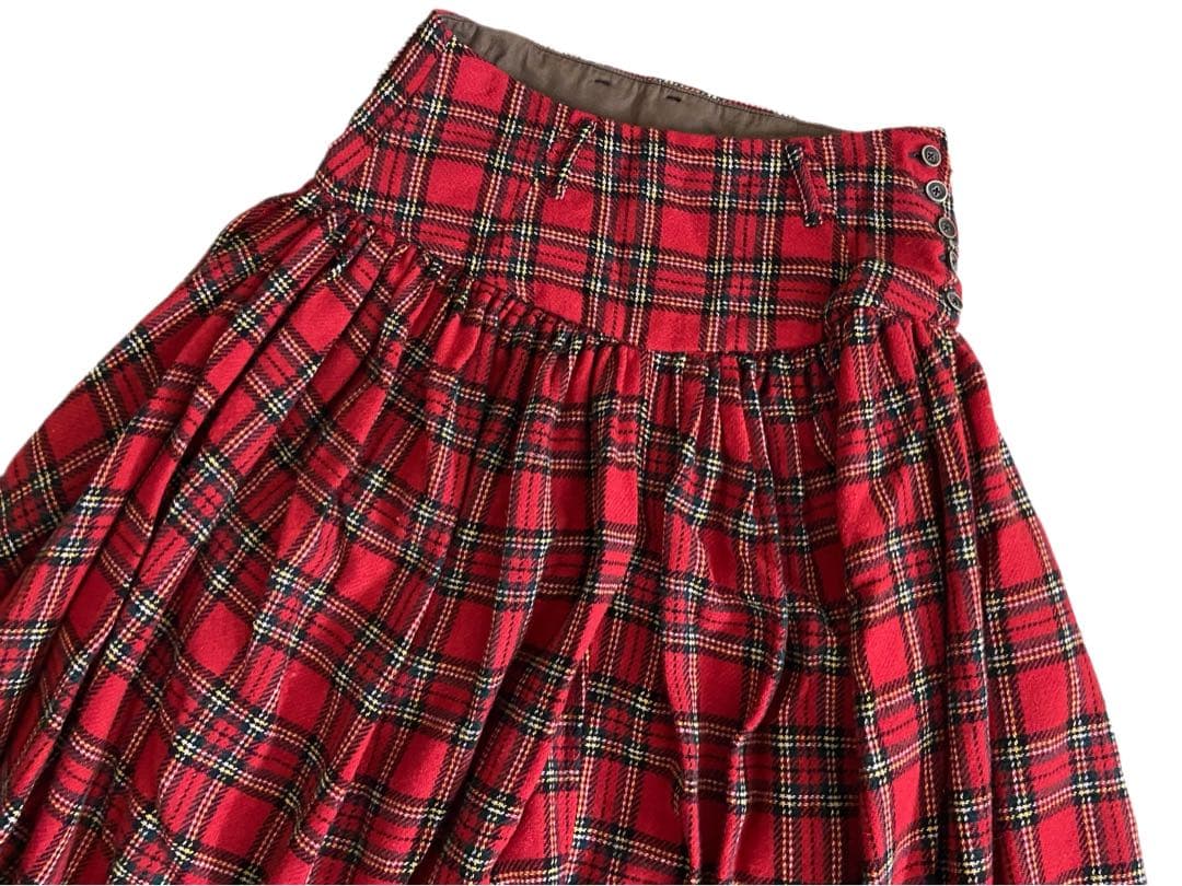 KAPITAL キャピタル ウール タータン チェック アミッシュ パンツ