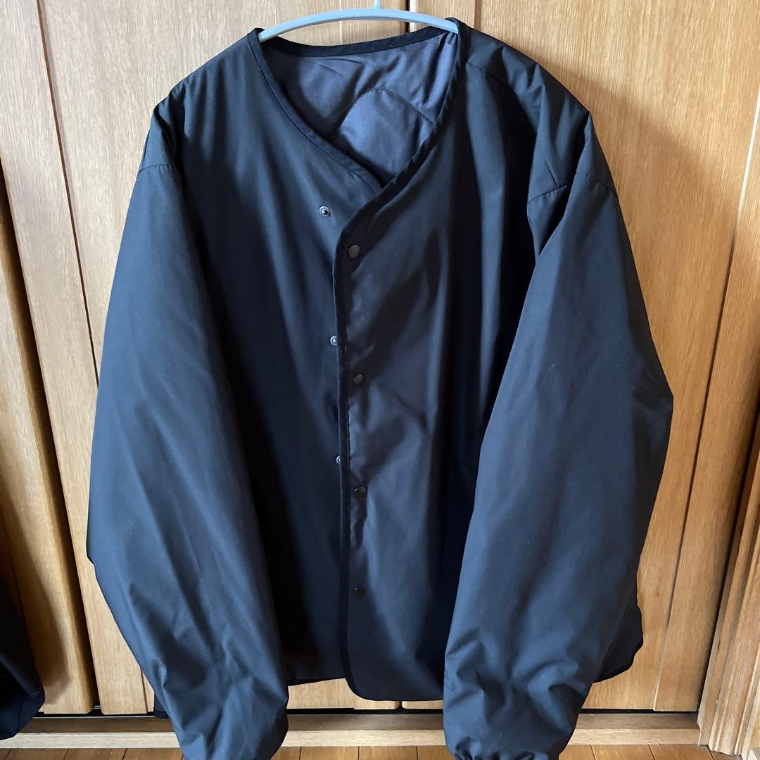 nanamica ReversibleDownCardigan ブラック