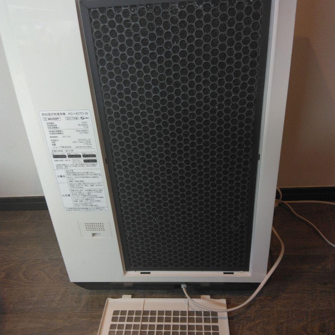 SHARP 除加湿空気清浄機　KC HD70 W