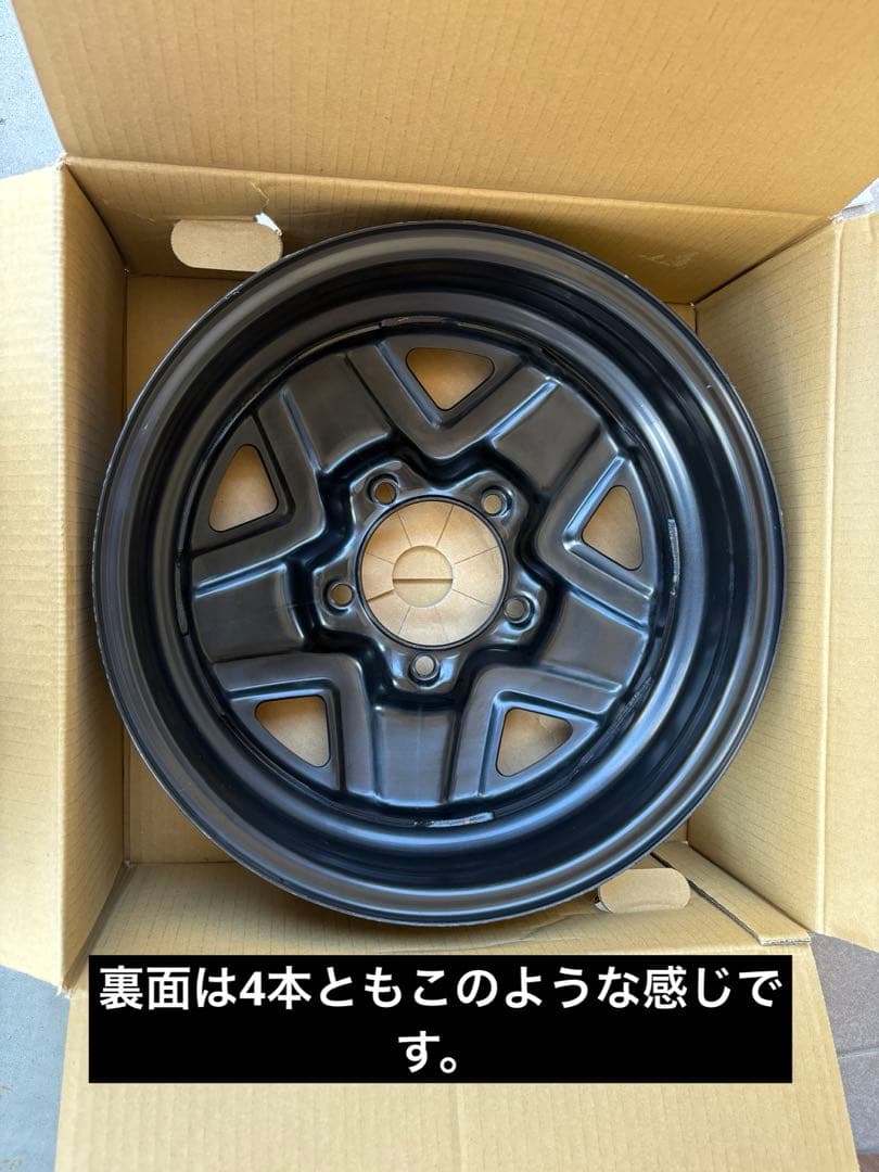 極低走行ジムニー JB64 純正鉄ホイール 4本セット スタッドレスタイヤ用に