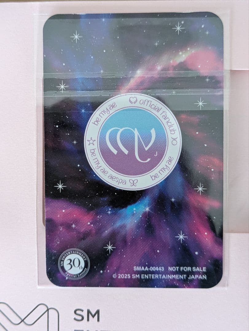 aespa ウィンター SM 30周年記念トレカ