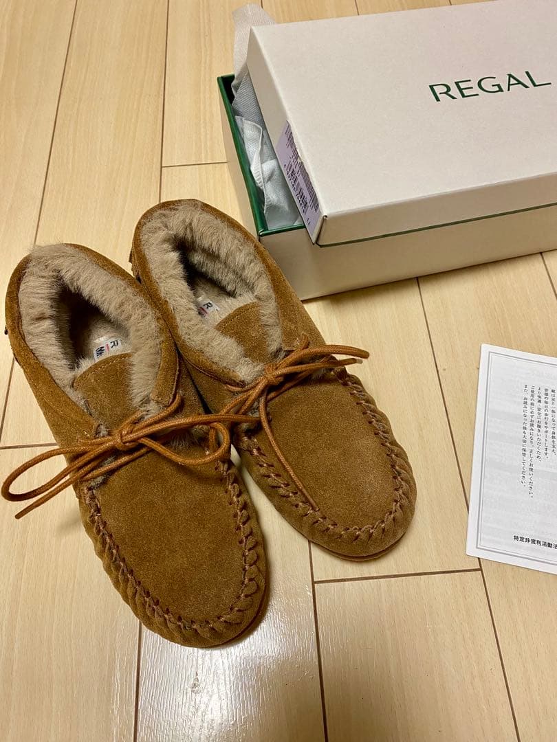 REGAL ブラウン モカシン23-24cm