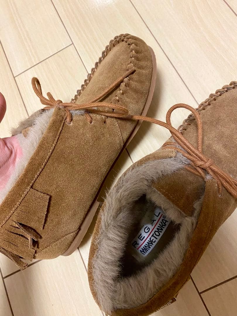 REGAL ブラウン モカシン23-24cm