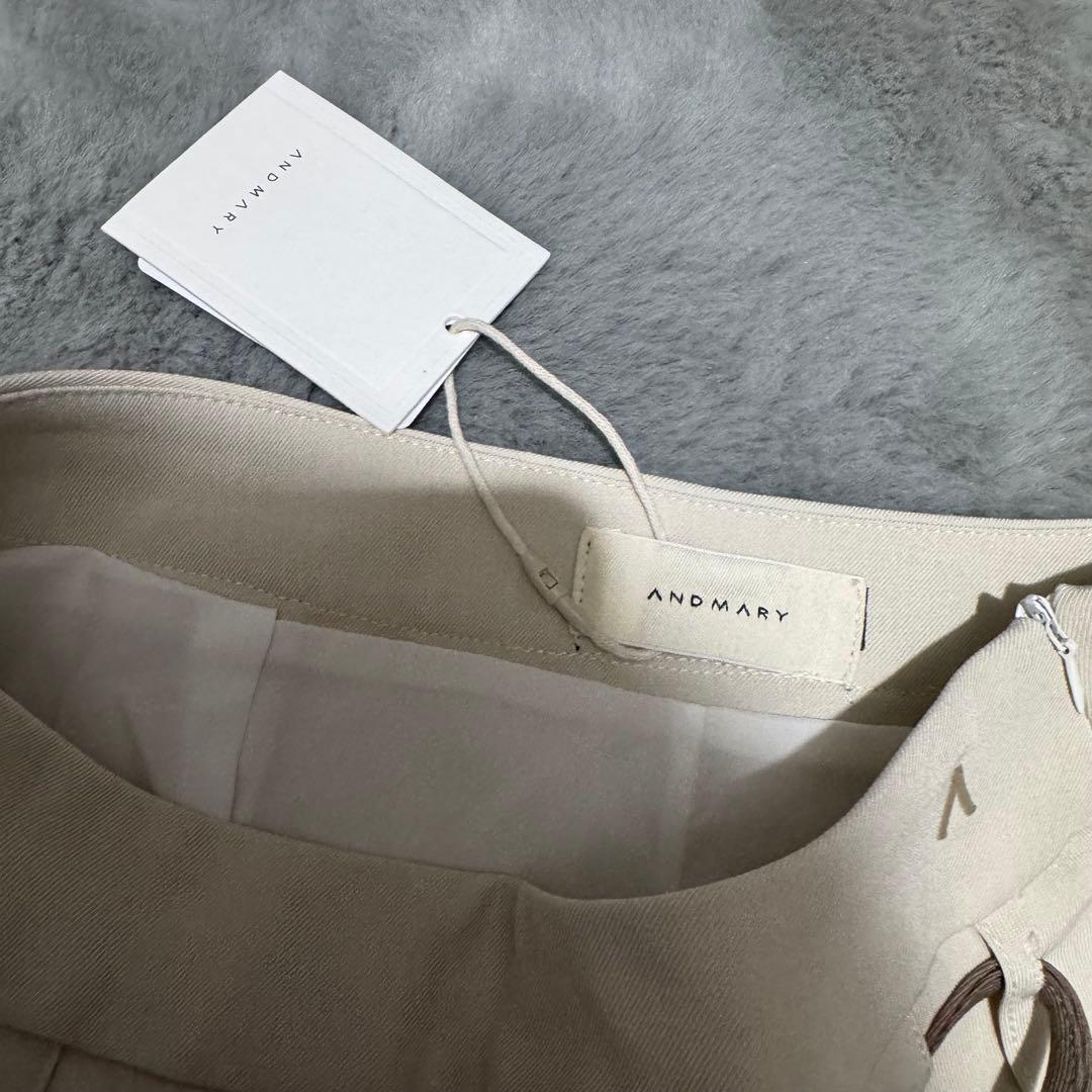 andmary プリーツスカート