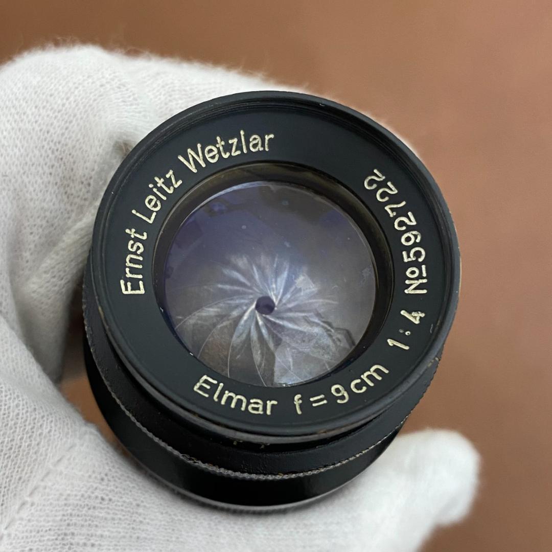 LEICA Elmar L90mm f4.0 Black 1942年製