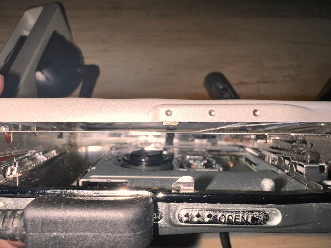 SHARP ポータブルMDプレーヤー Auvi 充電スタンド付き