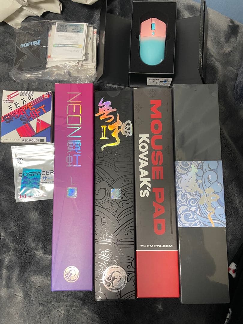 VANCER Gemini Castorほかマウスパッドとマウスソールのセット