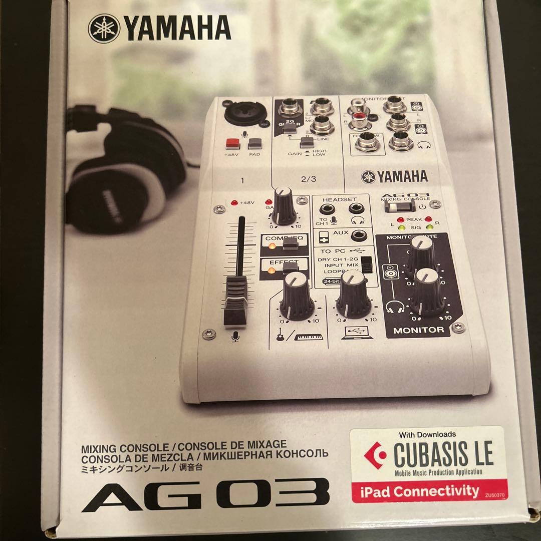 YAMAHA AG03 オーディオインターフェイス　ミキシングコンソール
