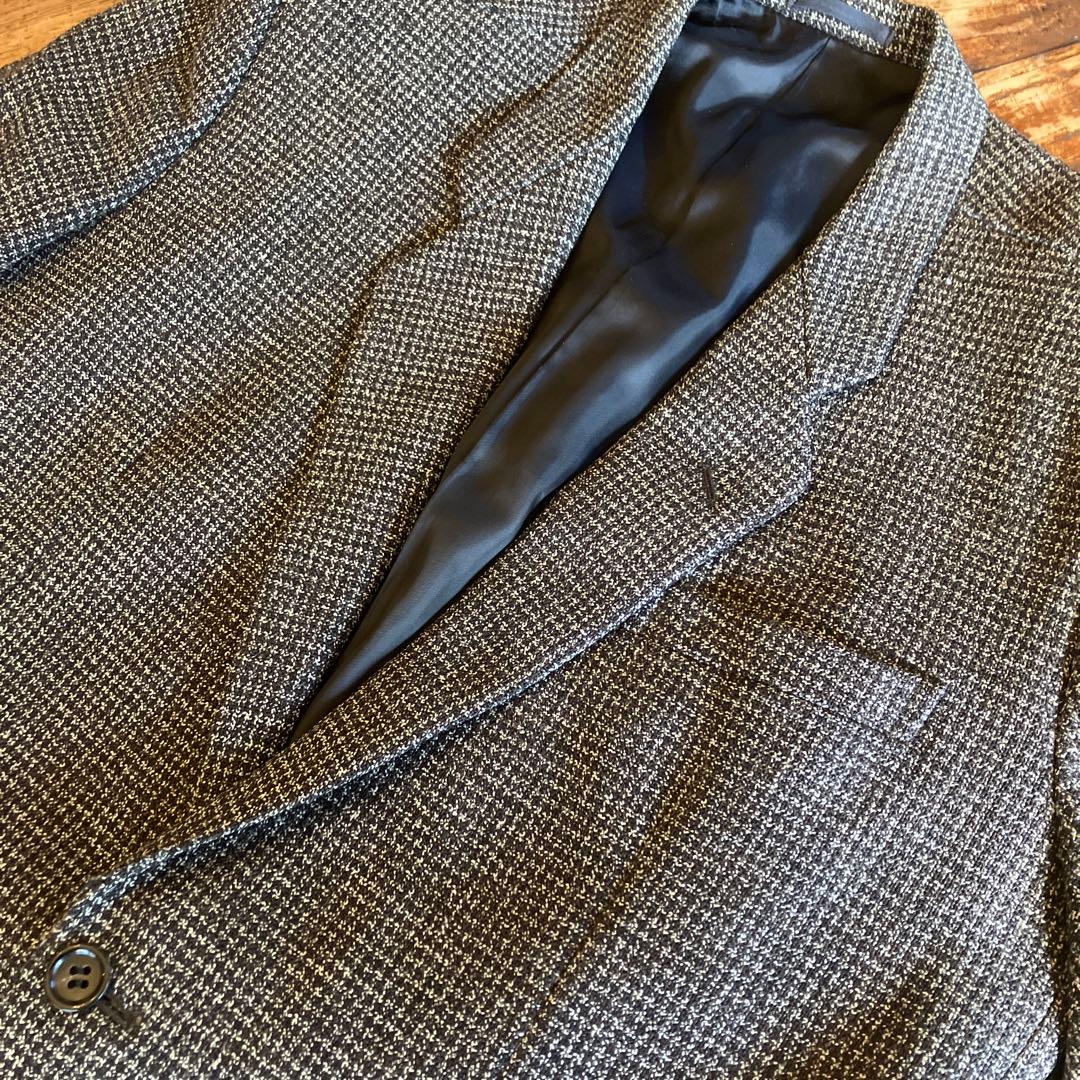 即*能様 COMME des GARCONS 美品 デカオム８０sウールジャケッ