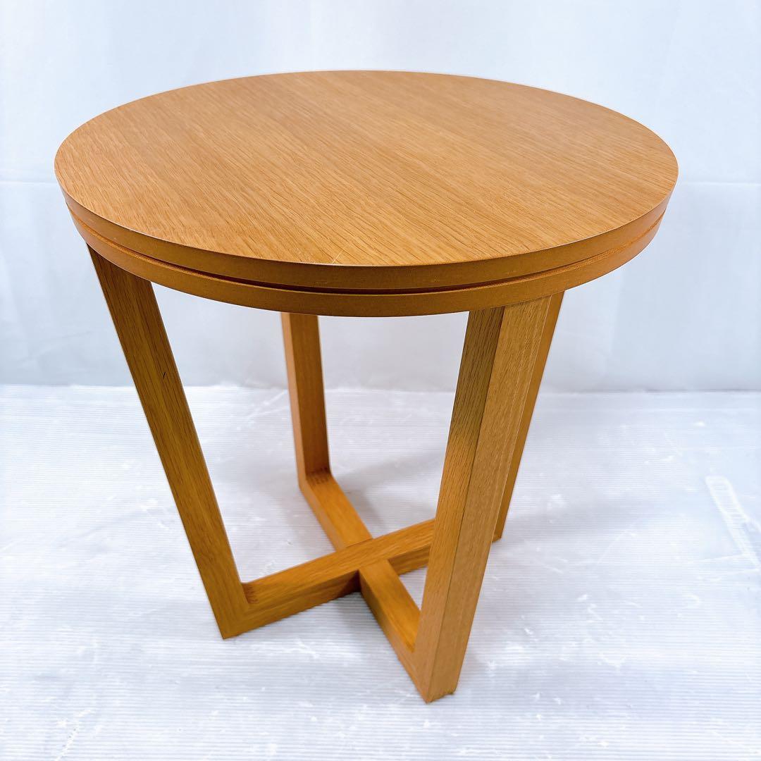 【極美品】松永家具 Arte アルテ クライステーブル40 サイドテーブル