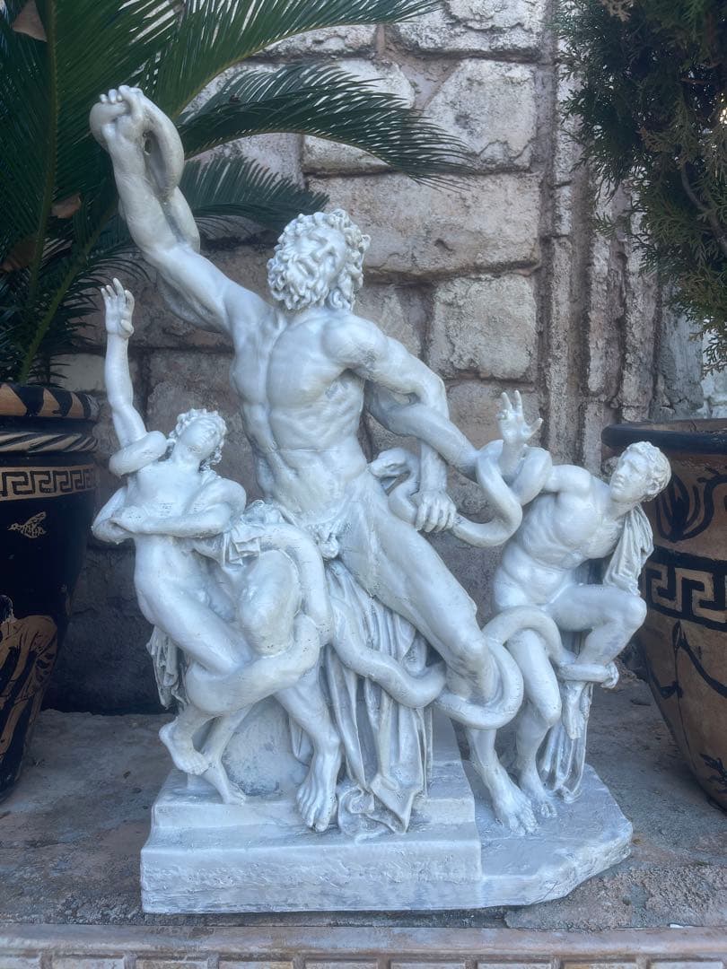 ラオコーン高さ:60cm,イタリア語:Gruppo del Laocoonte