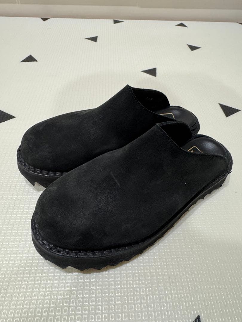 Vernacolo スエード ブラック 黒 42 サボ