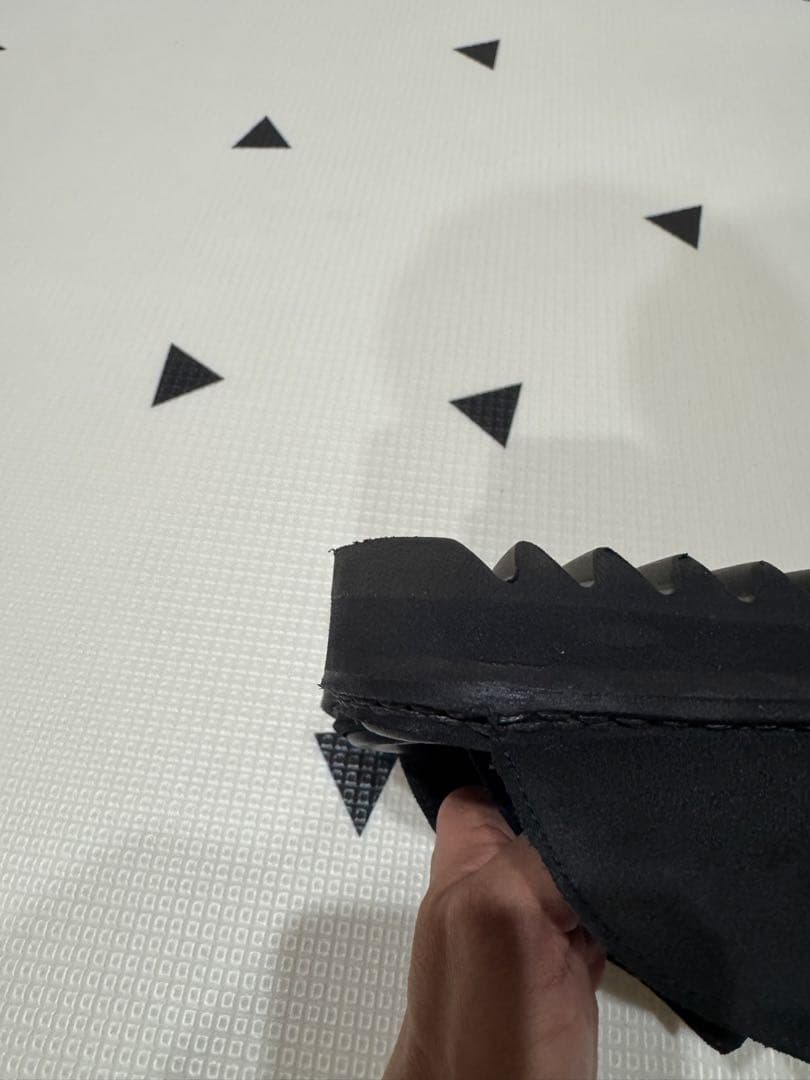 Vernacolo スエード ブラック 黒 42 サボ