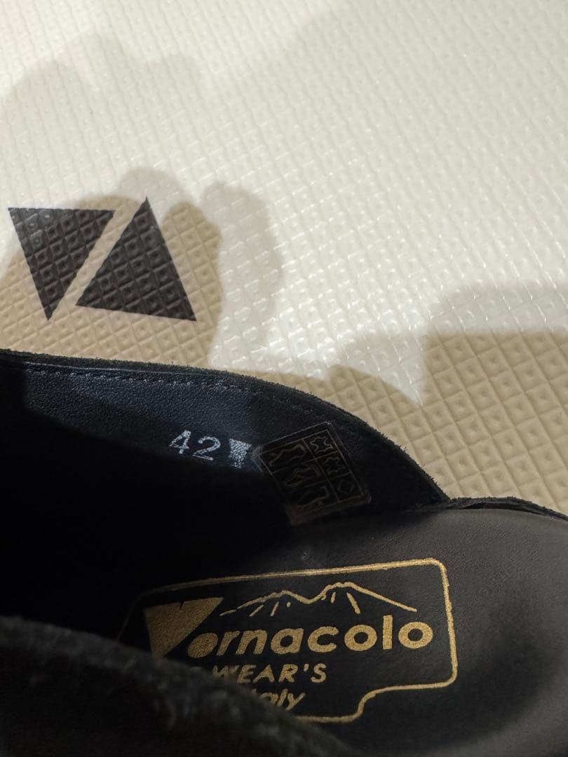 Vernacolo スエード ブラック 黒 42 サボ