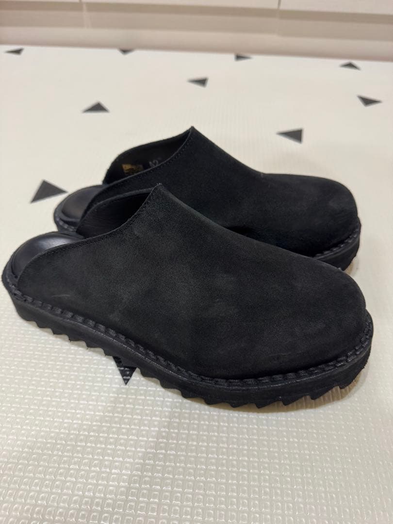 Vernacolo スエード ブラック 黒 42 サボ