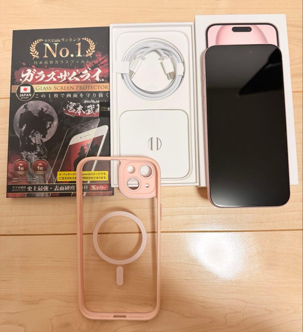 iPhone15Plus 256GB SIMフリー　AppleCare 残あり