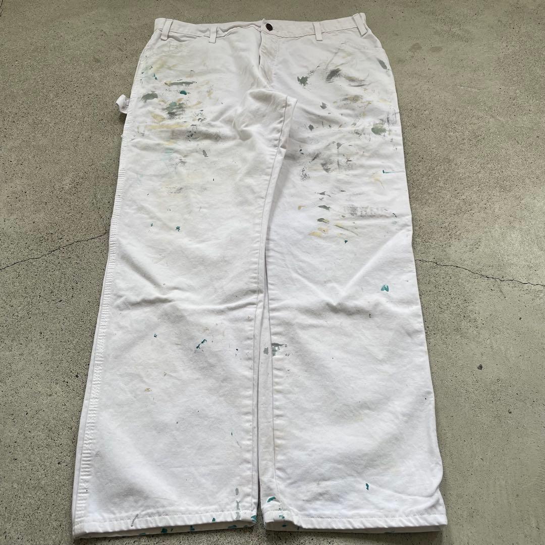 00s dickies グランジ ホワイト ペインターパンツ ワイド ストレート