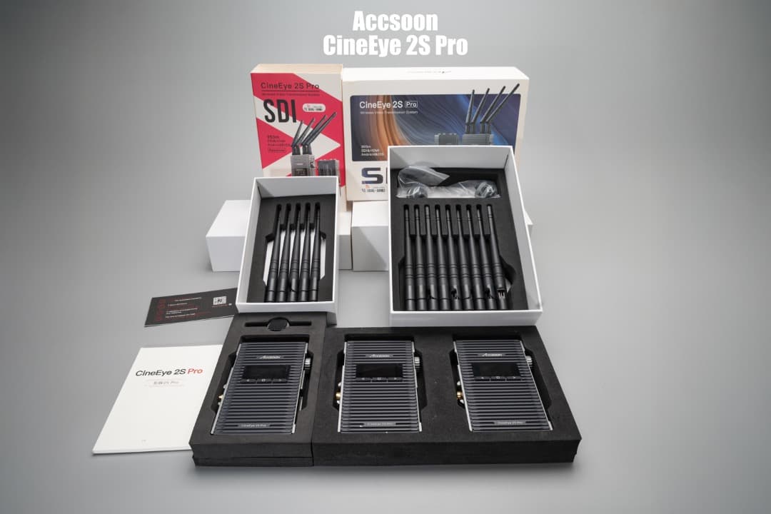 ACCSOON CineEye 2S Pro SDI＆HDMI TX1台RX2台