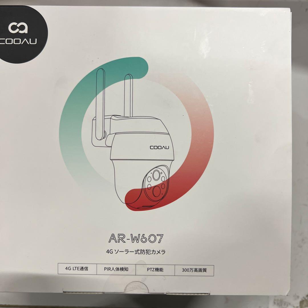未使用　COOLAU 防犯カメラ SIM カード 屋外 ソーラー