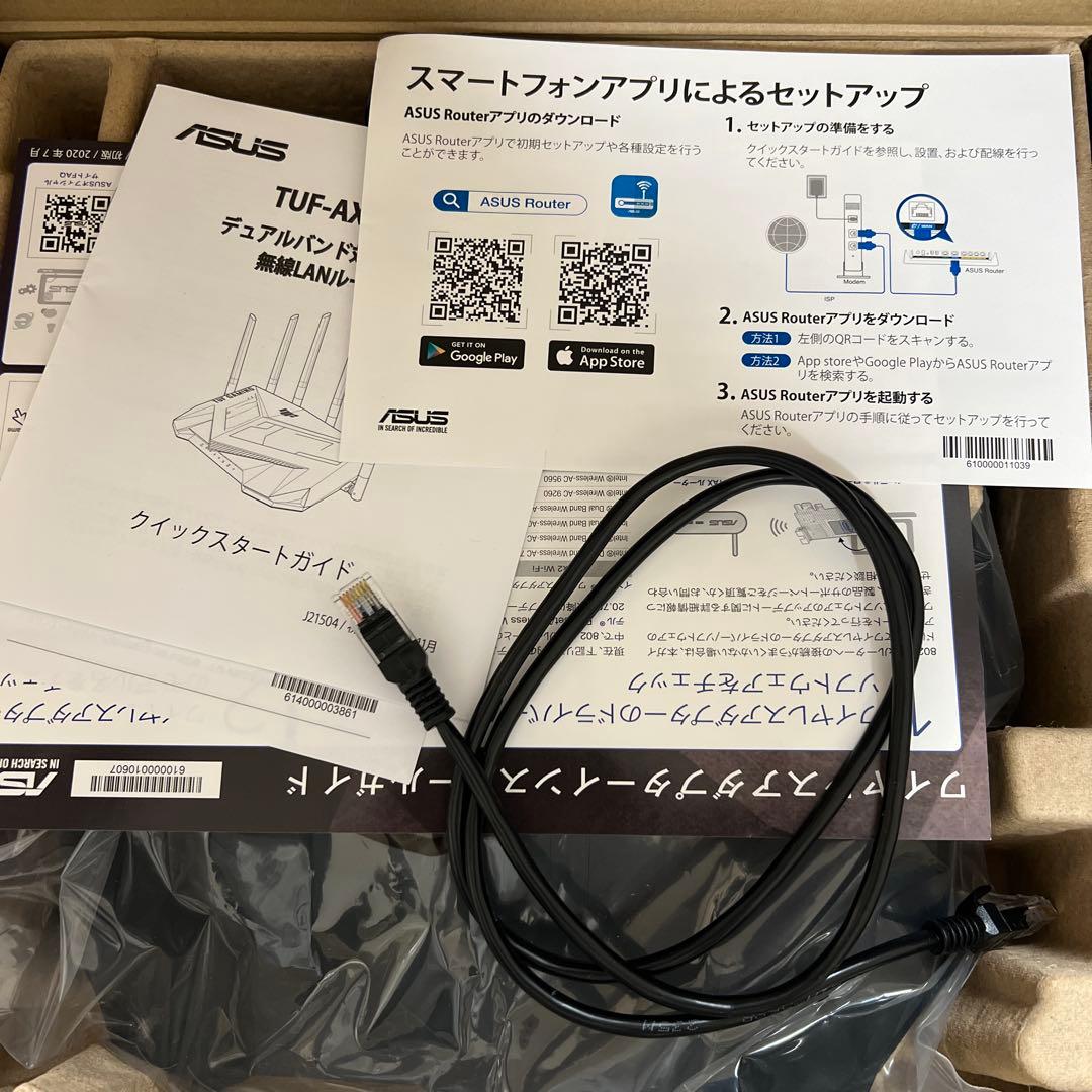 【超美品】ASUS TUF GAMING AX6000 無線LANルーター