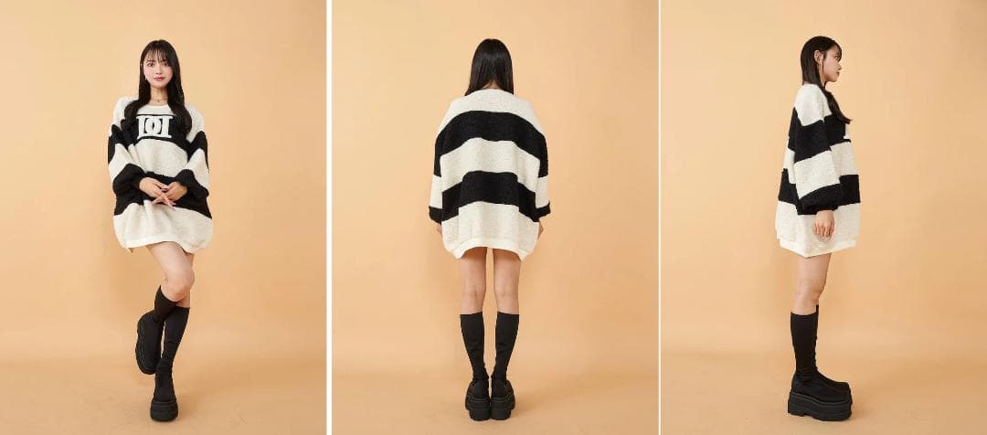 ダーリッチ darich アップリケブークレトップス ミニワンピース PUR