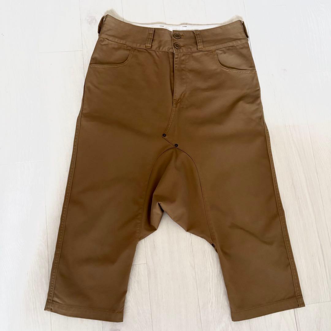 コムデギャルソン　GANRYU ガンリュウ サルエルパンツ　日本製　ブラウン