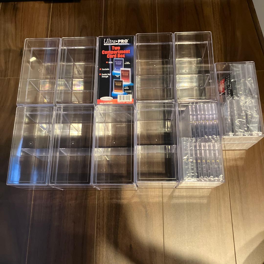 ウルトラプロ　2コンパートメント カードボックス　マグネットホルダー　まとめ売り