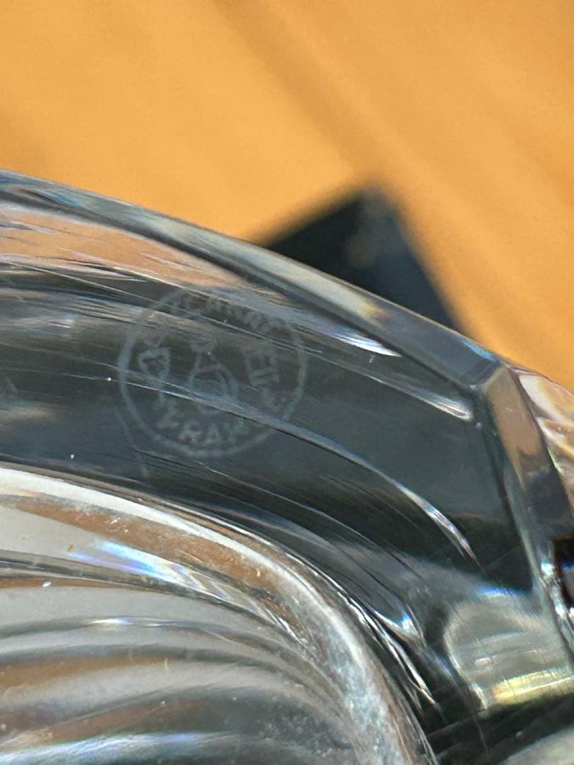 フ*ク様 バカラ　クリスタルガラス カットデザイン 花瓶