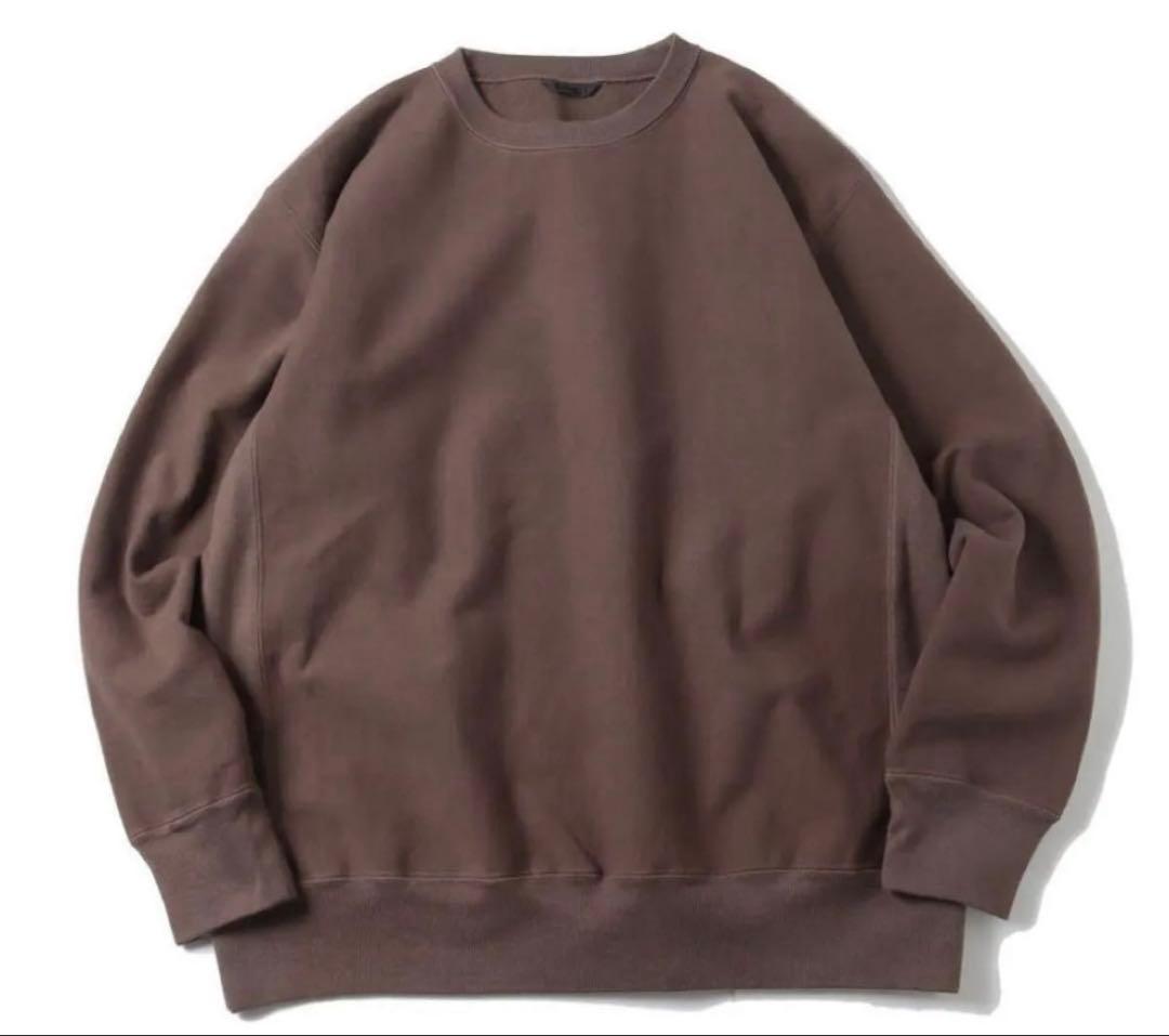 AURALEE super milled P/O 3 sweat スウェット