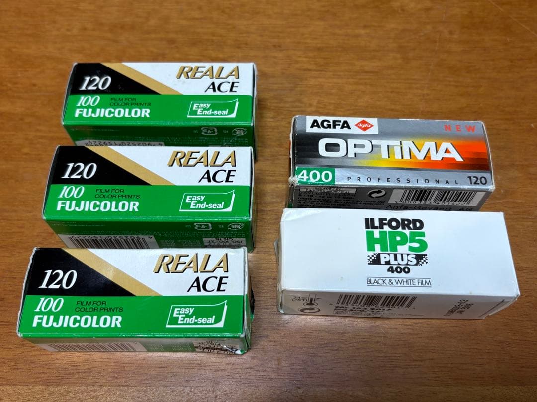 FUJICOLOR REALA ACE 100など　期限切れフィルム5本セット