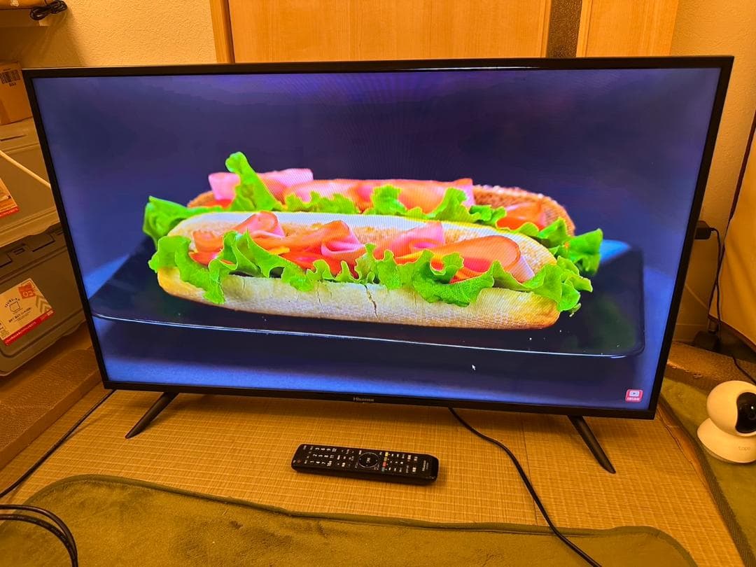 ハイセンス hisense 40型　テレビ 40H30E　2020年製　映り綺麗