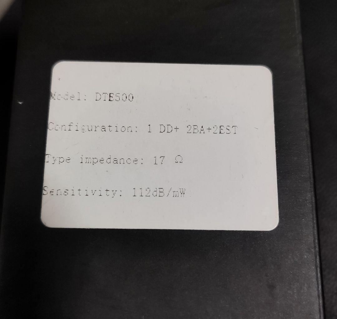 イヤホン Sound rhyme DTE500