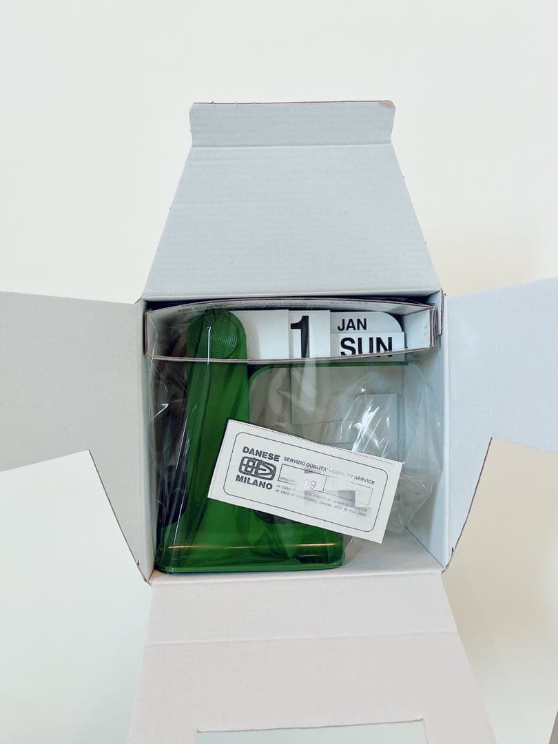 DANESE ダネーゼ 万年カレンダー ティモールグリーン 復刻　未使用　正規