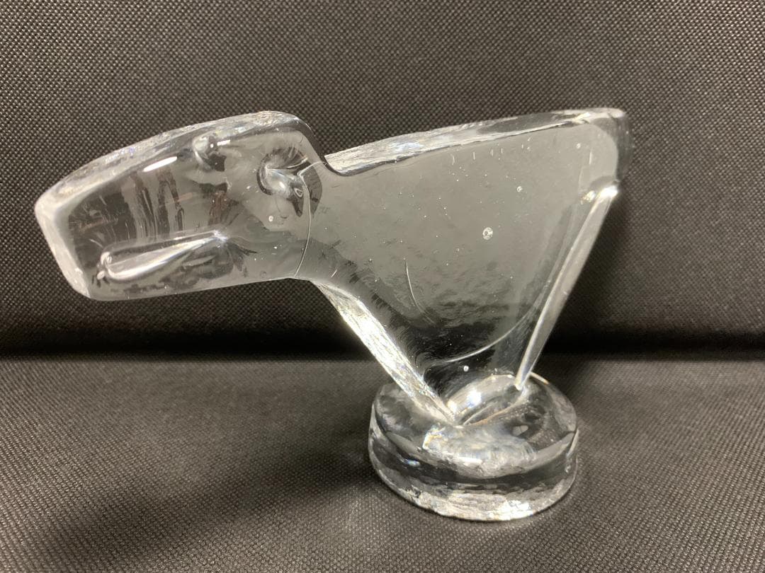 BODA ペーパーウェイト 鳥 ガラスオブジェ 北欧 刻印あり