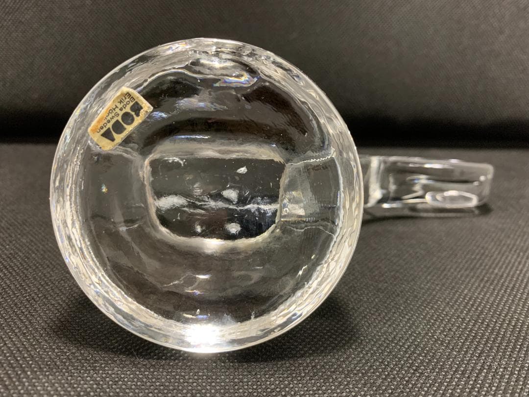 BODA ペーパーウェイト 鳥 ガラスオブジェ 北欧 刻印あり