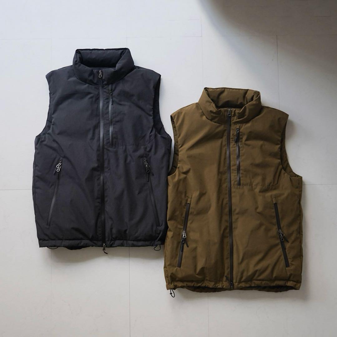 NANGA別注 HINOC ヒノック スタンドダウンベスト / 前開き 日本製