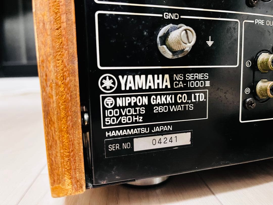 YAMAHA CA-1000IIIプリメインアンプ