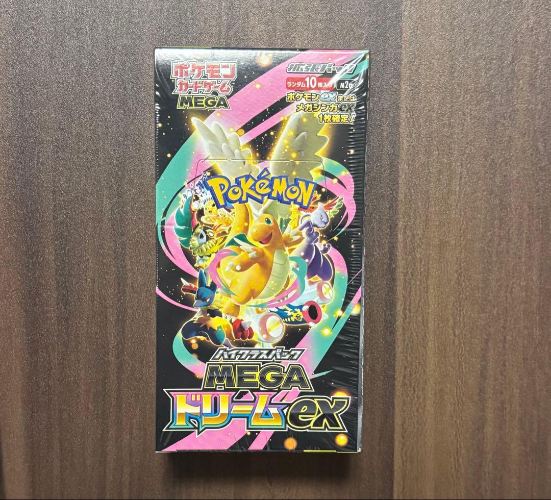 【シュリンク付】ポケモンカードゲーム MEGAドリームex 1BOX