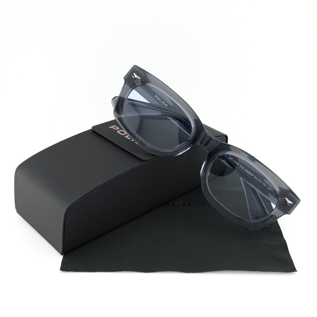 大特価《定価22,000円！》POLICE／ポリス　グレー×ブルー　サングラス
